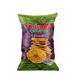 Caribas Tropic Platanitos Ceviche snack centroamericano